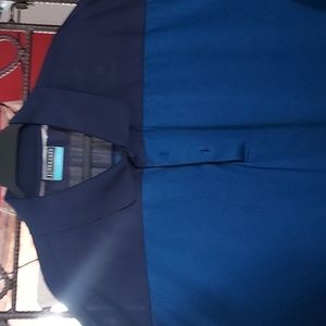 Men's big and tall 3xl PGA Tour, golf, polo shirt, blue 2 tone